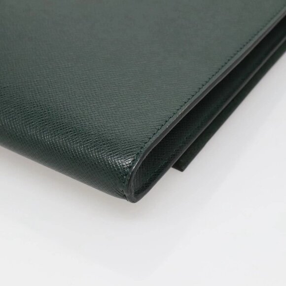 LOUIS VUITTON Taiga Pochette Amberop Clutch Bag Epicea LV Auth th5870 - Picture 16 of 16